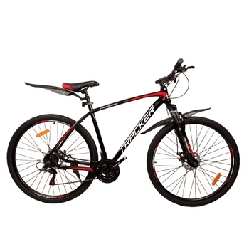 Велосипед гірський CrossBike Tracker 29" 21" Чорний/Червоний (29СTA-006012)