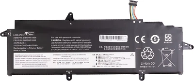 Акумулятор PowerPlant для ноутбуків LENOVO ThinkPad X13 Gen 2 (L20C3P72) 14.8V 3400mAh (NB482825)