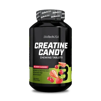 Жевательные таблетки BioTech Creatine Candy со вкусом конфеты 240 таб