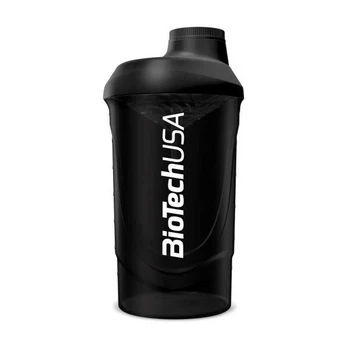 Шейкер BioTech Wave Panther Black 600 мл герметичний чорний