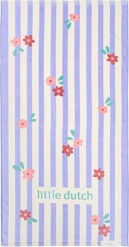Ręcznik dziecięcy Little Dutch Dreamy Purple Stripe 60x120 cm (8721321872351)