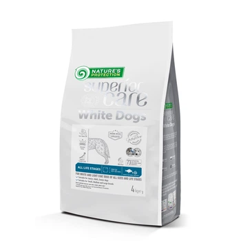 Сухий корм Nature's Protection Superior Care White Dogs White Fish All Sizes&Life Stages для собак усіх розмірів і стадій життя з білою рибою 4 кг