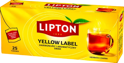 Чай чорний Lipton 50 г./ 25 пак