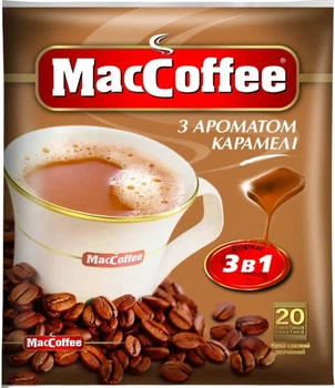 Напій кавовий MacCoffee Карамель 3в1 18 г