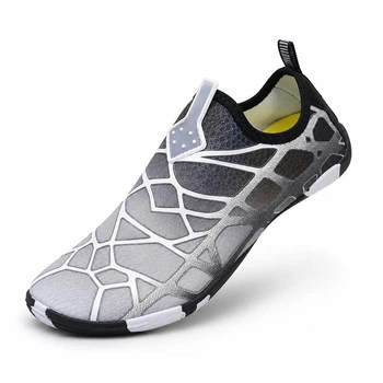Обувь для пляжа и кораллов аквашузы Diving shoes серые 41 ( 25,8 см ) 162