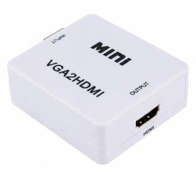 Конвертер VGA - HDMI зі звуком, адаптер Full HD 1080P з USB живленням