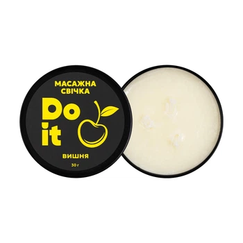 Масажна свічка для рук Do it вишня 30 г