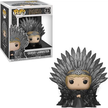 Фігурка Funko Pop Deluxe 73 Серсея Ланністер на Залізному троні 17 см колекційна модель з вінілу для фанатів серіалу Гра престолів деталізований сувенір з культової саги Вестерос для поціновувачів ексклюзивних статуеток Funko Pop Deluxe серії