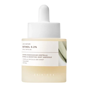 Антивікова сироватка для обличчя з вітаміном А і мікроголками Retinol 0.2 Boosting Shot Ampoule SKIN1004 30 мл 8809913832515