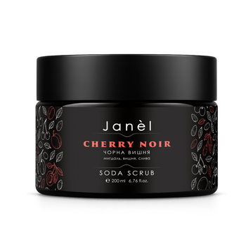 Содовый скраб Черная вишня Cherry Noir Janel 200 мл 4820290072473