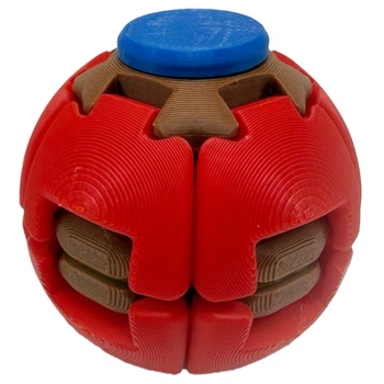 Дитячий антистрес "Spiner-Ball" Bambi SPIN-BALL-6(Red) розмір 5,5 см