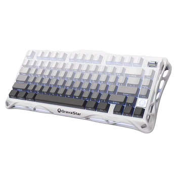Бездротова клавіатура GravaStar Mercury K1 (Gradient White)