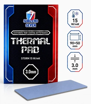 Термопрокладка SubZero Seven Storm 15 W/mK 90x50x3 мм