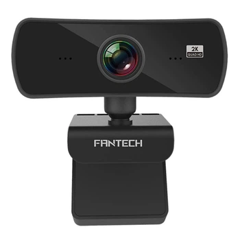 Веб-камера Fantech Luminous C30, 4MP, 2K 25 FPS, кут огляду 106°, з мікрофоном, шторка приватності