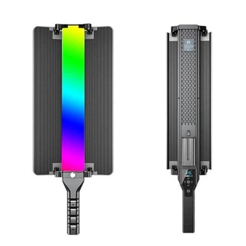 Светодиодная аккумуляторная лампа жезл R1000 RGB со штативом 2м.