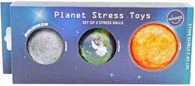 Piłki‑antystresowe Winkee Planet Stress Toys 18145 (4260767642189)