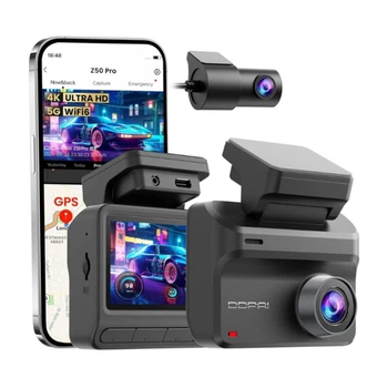 Видеорегистратор DDPAI Z50 Pro Dual 4K GPS WIFI 6 задняя камера 1080P ADAS