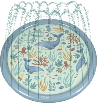 Mata wodna zraszająca Little Dutch Ocean World 150 cm 2016382 Niebieska (8712051154374)