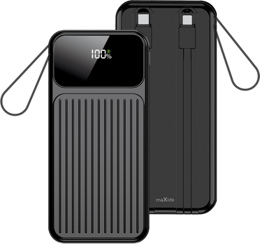Powerbank Maxlife MXPB-06 PD QC 22.5W 10000 mAh Black (5906961955166)