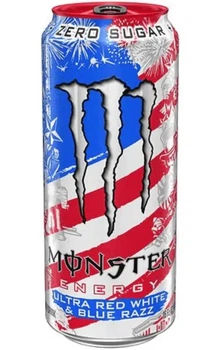 Напій енергетичний Monster Energy Ultra Sugar Free Red White Blue Razz 473 мл (USA)