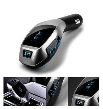 Fm-модулятор X5 Bluetooth з дисплеєм