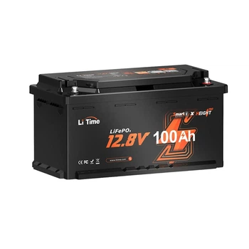 Аккумуляторная батарея литий-железо-фосфатная с Bluetooth 12.8В 100А*ч LiFePO4 LiTime H190 L12V100-100-H190-BT-4-AC150 (44-00515)