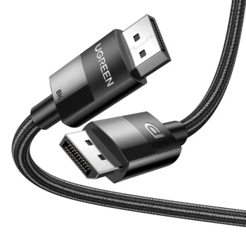 Кабель UGREEN DP114 DisplayPort — DisplayPort DP 1.4 8K 60 Hz 1.5 м Black (UGR-80391) для монітора та ПК