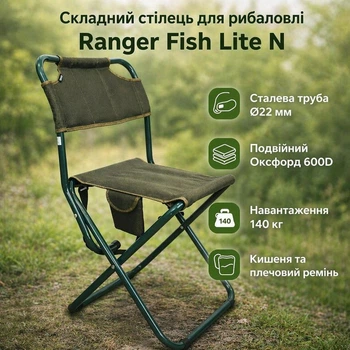 Стул складной туристический Ranger Sula