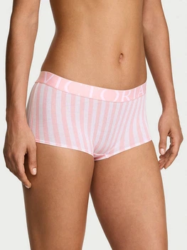 Трусики шорты женские хлопковые Victoria's Secret 69327351 XL Розовые (1161009582)