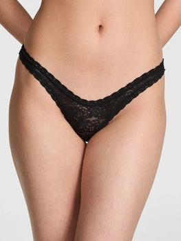 Трусики танга жіночі Victoria's Secret 505527416 S Чорні (1160489769)