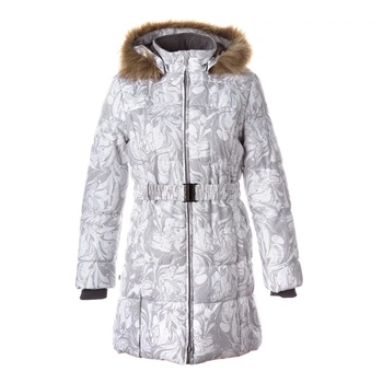 Пальто зимнее HUPPA YACARANDA 12030030-11320 белый с принтом 110 см (4741632039445)