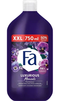 Гель для душа Fa Luxurious Moments с ароматом розовой фиалки, 750 мл