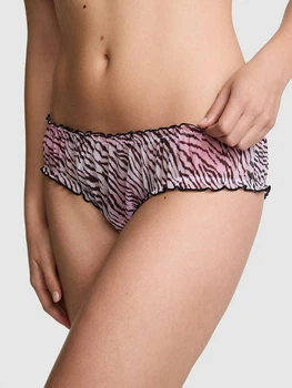 Трусики сліпи жіночі Victoria's Secret 220234662 XL Чорний/Рожевий (1160945312)