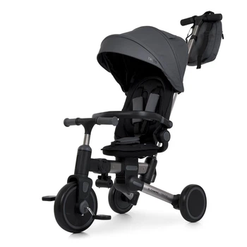 Триколісний велосипед з батьківською ручкою El Camino TRIGO ME 1226 Magnet Gray