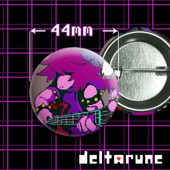 Значок Сьюзи из игры Deltarune / Дельтарун. №3 44мм