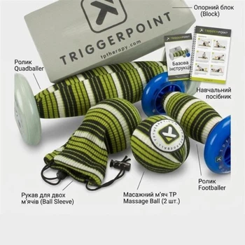 Масажний набір TriggerPoint Gym Kit для МФР, тригерних точок та розслаблення м'язів 7 в 1 ( Ultimate6Kit)