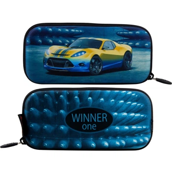 Пенал школьный каркасный Winner P-218 для мальчиков 22,5х10,5х4 см