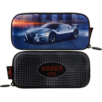 Пенал школьный каркасный Winner P-220 для мальчиков 22,5х10,5х4 см