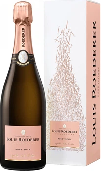 Шампанське Louis Roederer Rose Vintage 2017 рожеве брют 0.75 л 12.5% у подарунковій упаковці (3114080611753)