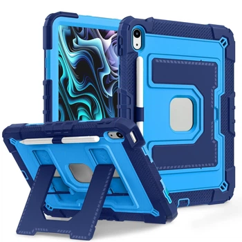 Защитный чехол ARM Cover для Apple iPad 11 (А16) 2025 с подставкой и ремешком Blue