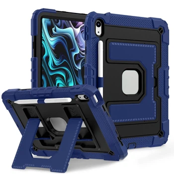 Захисний чохол ARM Cover для Apple iPad 11 (А16) 2025 з підставкою та ремінцем Blue/Black