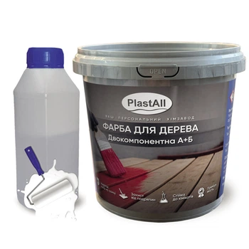 Фарба для меблів епоксидна Plastall™ 1 кг Білий