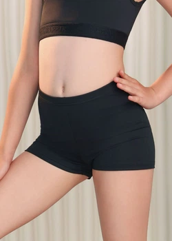 Короткі шорти для танців та гімнастики MINA JUNIOR нейлон, чорний, 146см