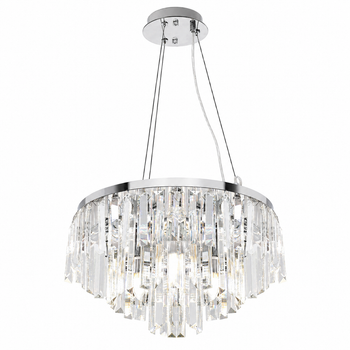 Люстра подвесная PIONA PL400 E14 хром LIGHT SET
