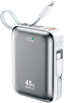Powerbank BWOO P78 45W 20000mah USB-C Grey (6933654816960)