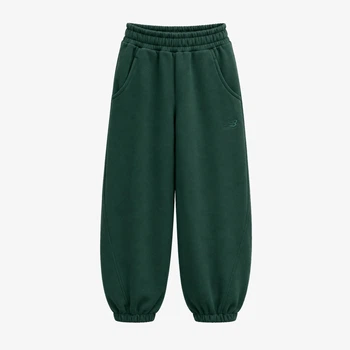 Женские зеленые спортивные брюки New Balance Athletics Crafted Fleece 36 (S) (WB62L0NLNOG)