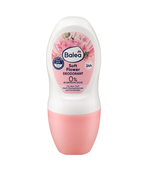 Дезодорант кульковий Balea Deodorant Soft Flowers 24h жіночий Квіти, 50 мл. (4066447365320)