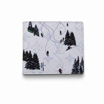 Гаманець Louis Vuitton (LV) 11 х 9.7 см білий з шкіри ПВХ (5mf-9jx-67h)