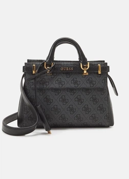 Женская сумка Guess 088 с двумя ручками серая