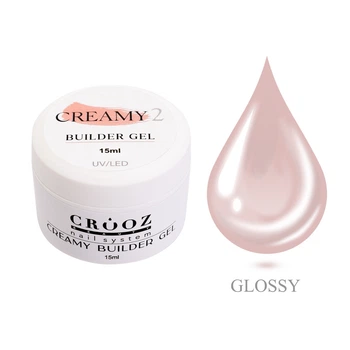 Гель для наращивания ногтей Crooz Creamy Builder gel №02 15 мл